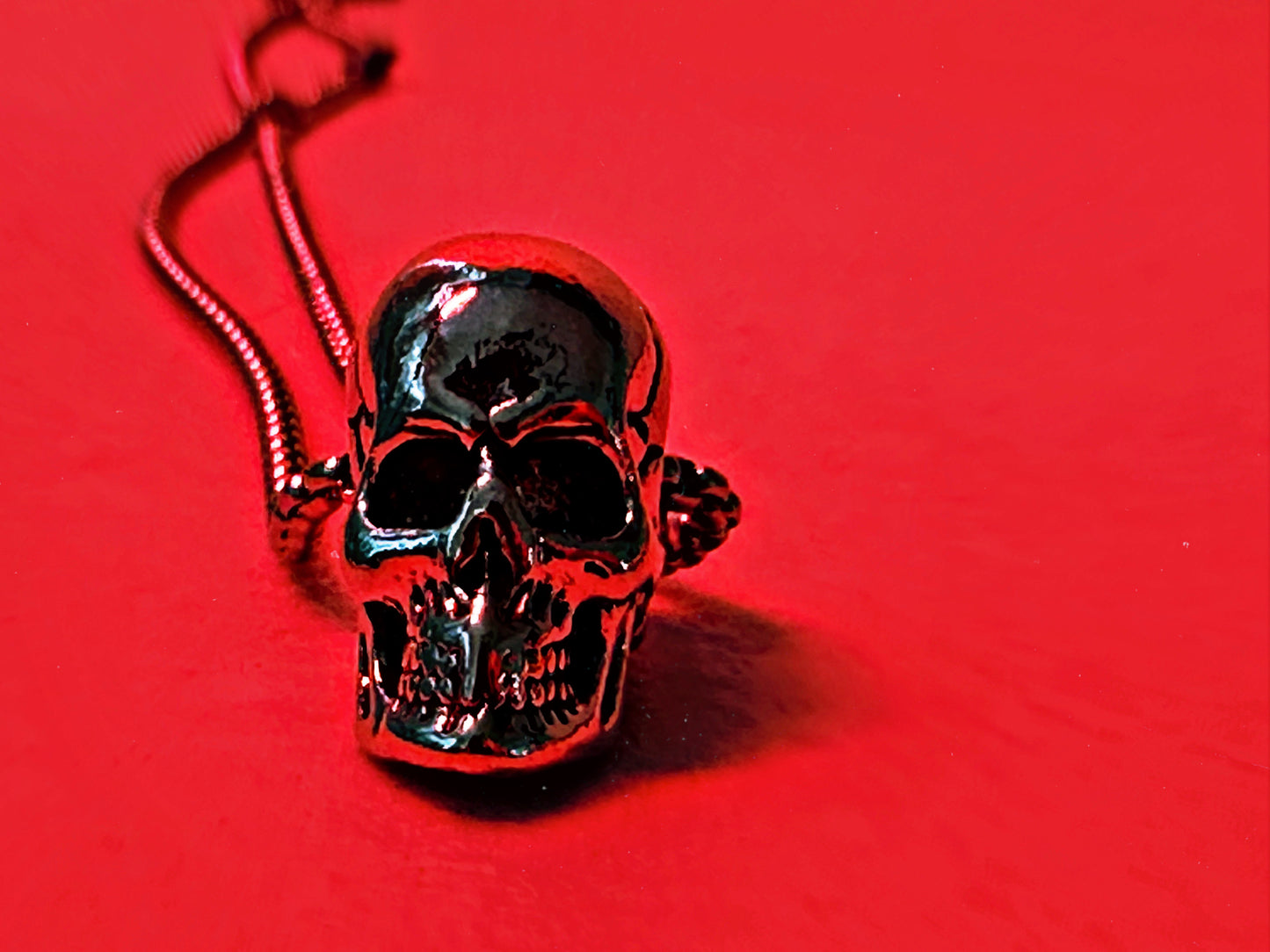 Skull Chrome Y2K Necklace