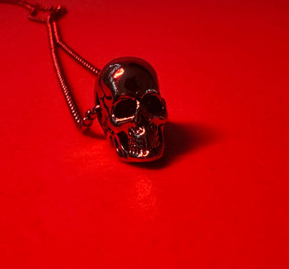 Skull Chrome Y2K Necklace