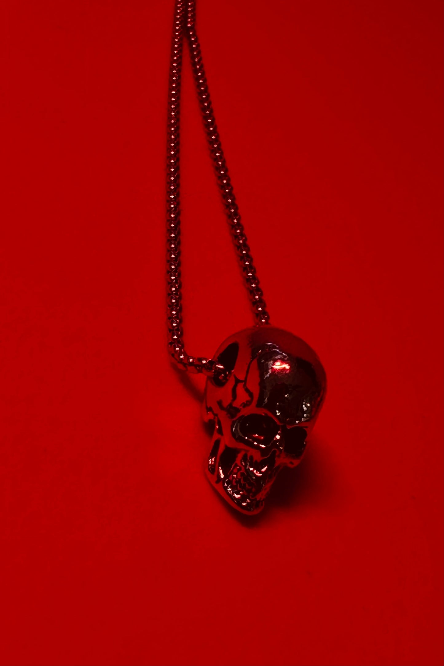 Skull Chrome Y2K Necklace