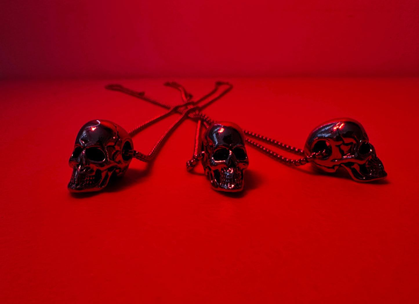 Skull Chrome Y2K Necklace