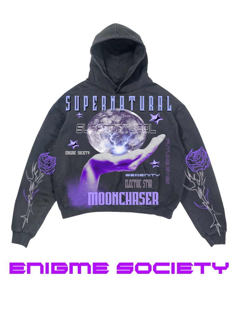 SUDADERA CON CAPUCHA SOBRENATURAL PARA MUJER (ENIGME SOCIETY) Próximamente